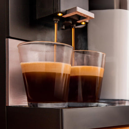 Cecotec Cafetera Superautomática Cremmaet Compactccino Connected White Rose. 19 Bares, Pantalla TFT y Wifi, Sistema Thermoblock, Tanque de Leche, Depósito de 150 G de Café, 5 Niveles de Molienda