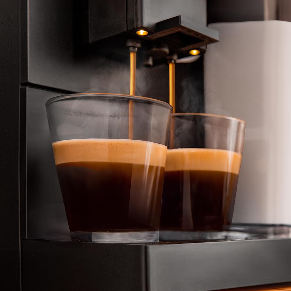 Cecotec Cafetera Superautomática Cremmaet Compactccino Connected White Rose. 19 Bares, Pantalla TFT y Wifi, Sistema Thermoblock, Tanque de Leche, Depósito de 150 G de Café, 5 Niveles de Molienda